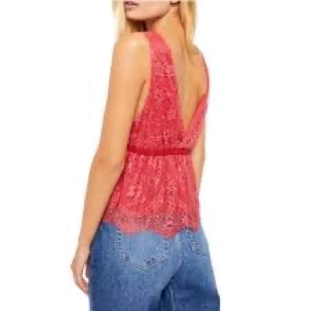 Free People Chante Lace Tank Top